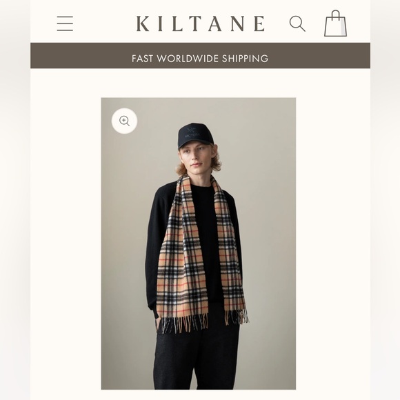 Kiltane Lambswool Scarf - Picture 1 of 5